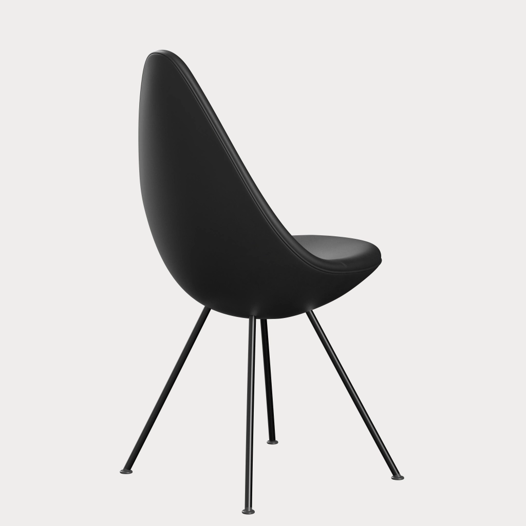 【Fritz Hansen】正規品)drop chairドロップチェアヤコブセン ドロップチェア 専用クッション付 ホワイト 白 フリッツ