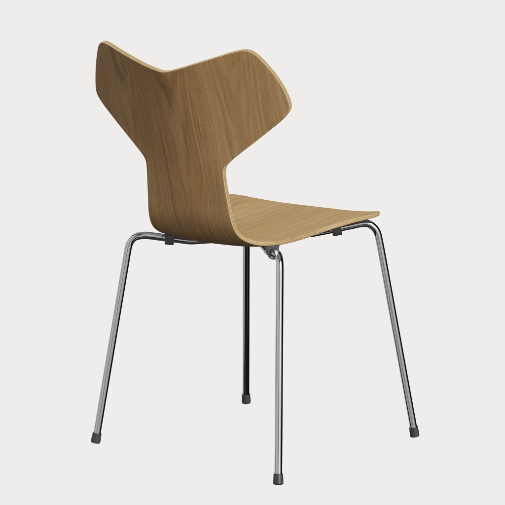 Grand Prix chair 3130 not upholstered Fritz Hansen