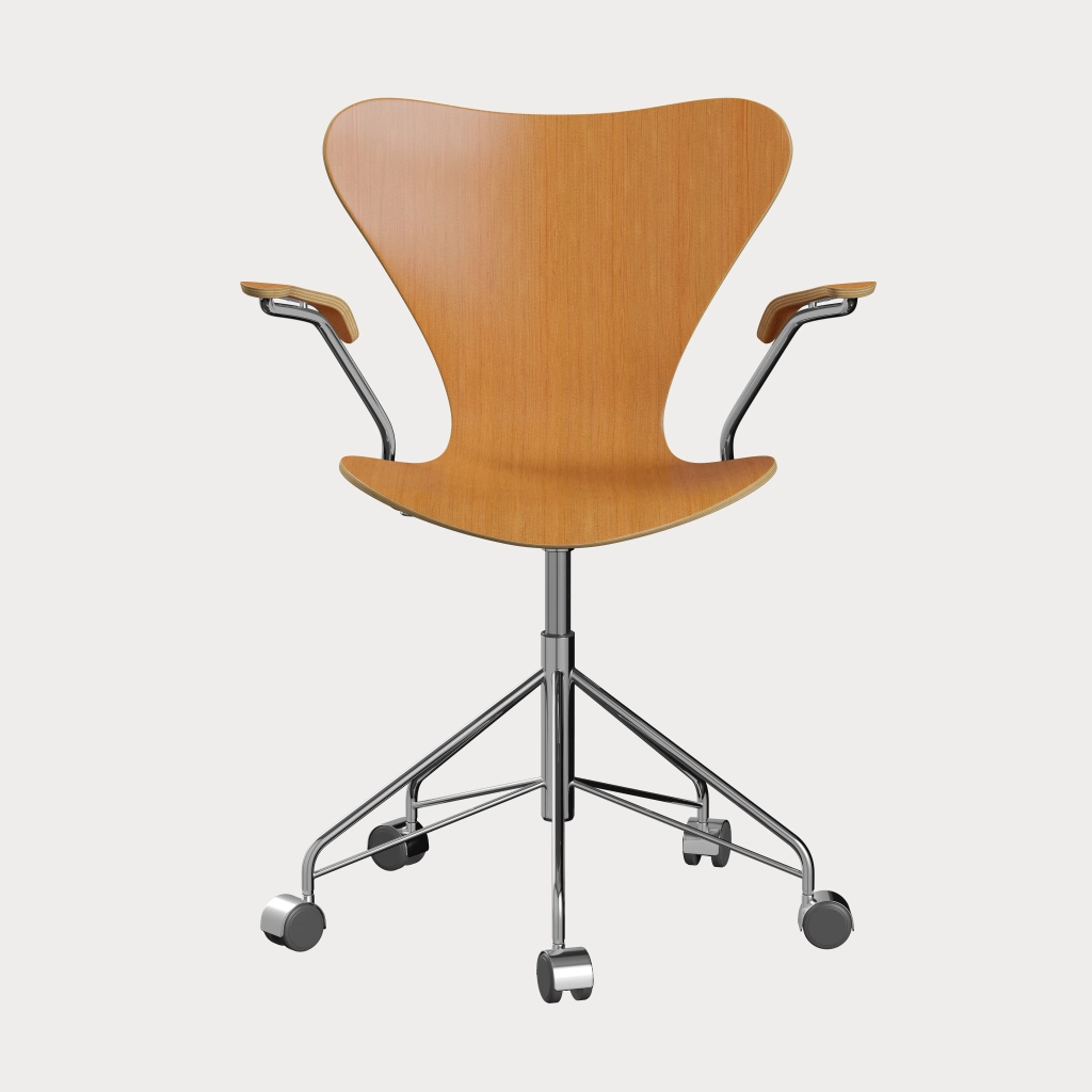 Serie 7 3217 skalstol af Arne Jacobsen Fritz Hansen