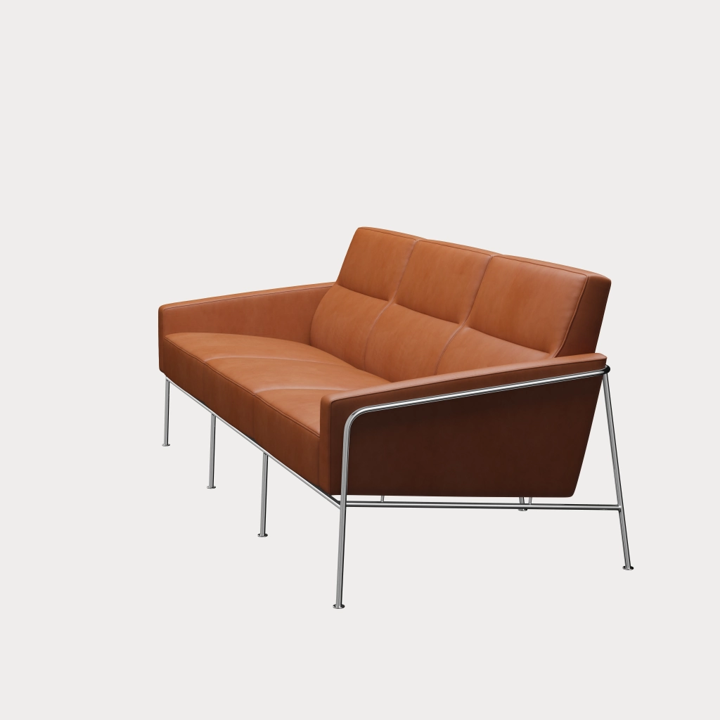 Serie 3303 3 personers sofa af Arne Jacobsen Fritz Hansen