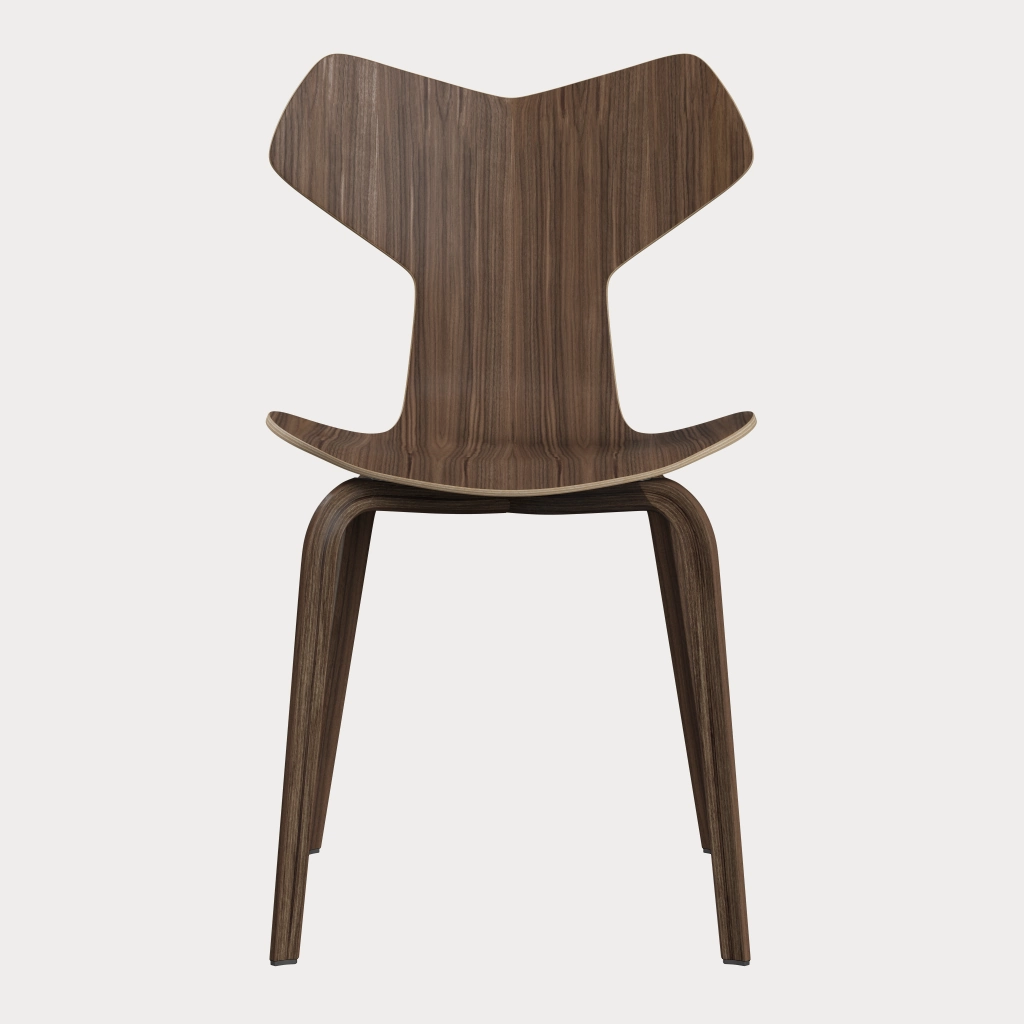 Grand Prix chair 4130 not upholstered Fritz Hansen