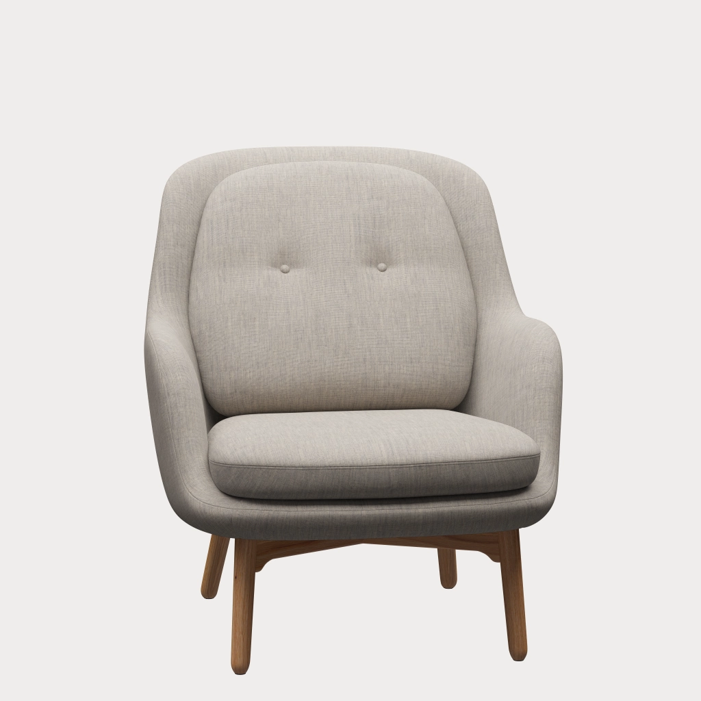Fri™ easy chair - JH5, mixed upholstery - Fritz Hansen Fri™ easy chair - JH5, mixed upholstery - Fritz Hansen