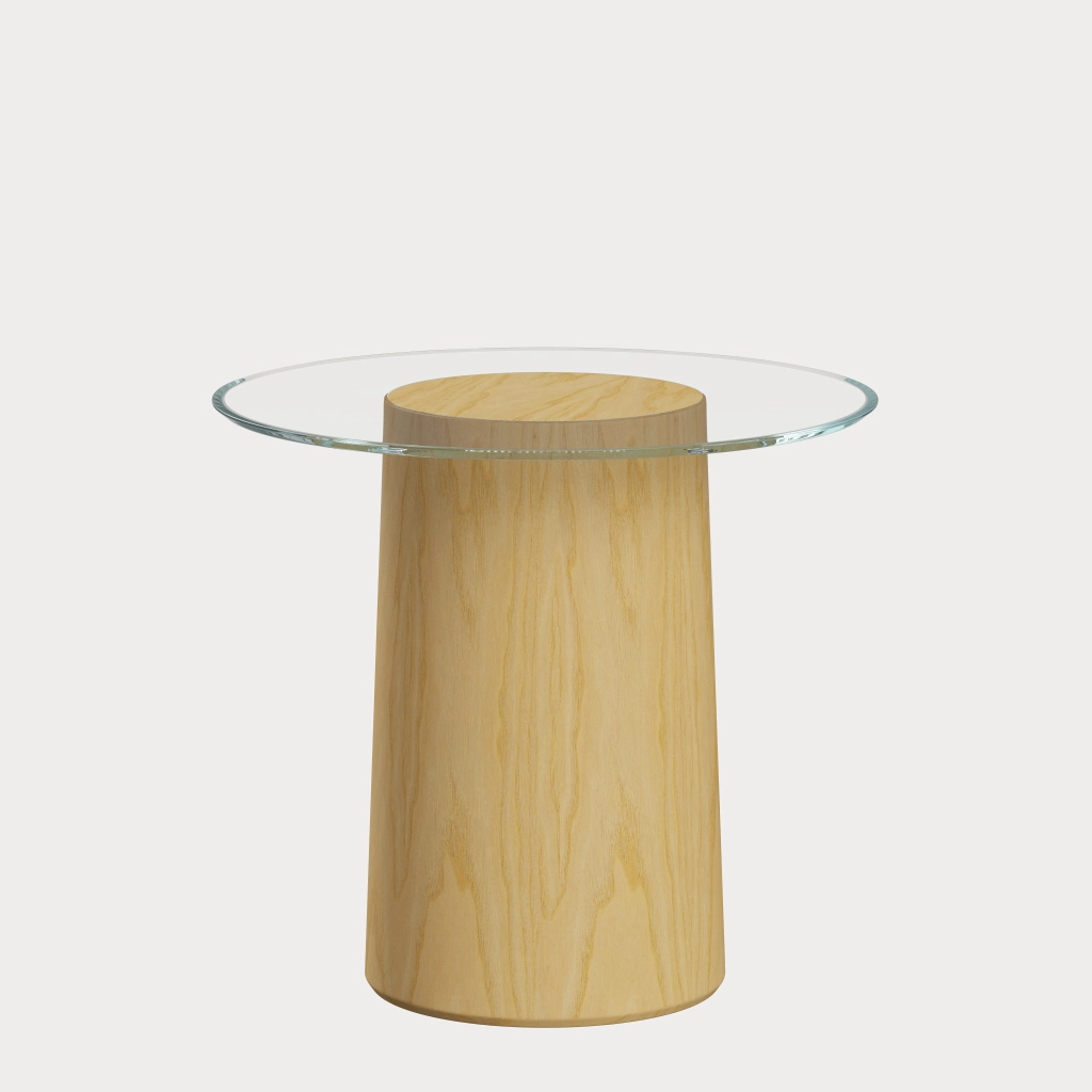 ☆ エリア限定 配送 ☆ Fritz Hansen フリッツハンセン スペーステーブル SPACE コーヒーテーブル ガラス 75cm 廃番  イエス＋ラウブ 30万 KK15425 東京23区 川崎市 横浜市 限定 中古