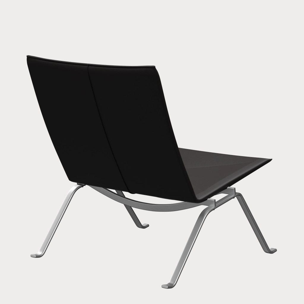 椅子 Fritz Hansen PK22 PK22™ chair in leather designed by Poul Kjærholm - Fritz Hansen
