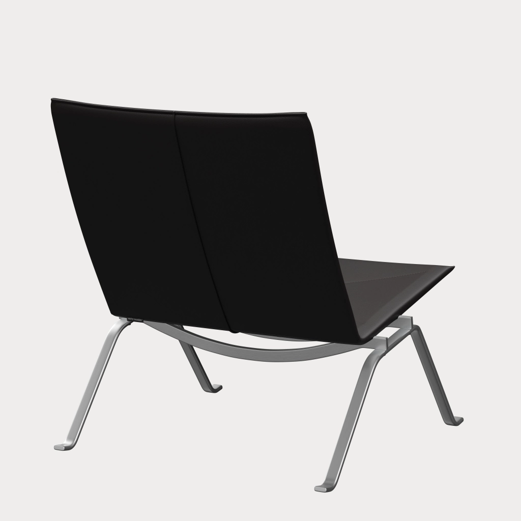 PK22™ chair in leather designed by Poul Kjærholm - Fritz Hansen
