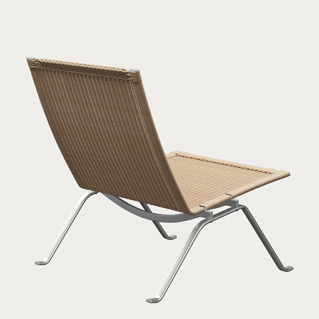 PK22™ chair in wicker designed by Poul Kjærholm - Fritz Hansen