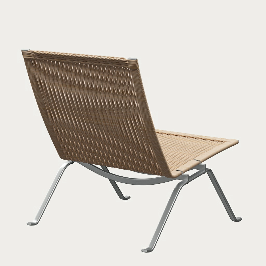 PK22™ chair in wicker designed by Poul Kjærholm - Fritz Hansen PK22™ chair in wicker designed by Poul Kjærholm - Fritz Hansen
