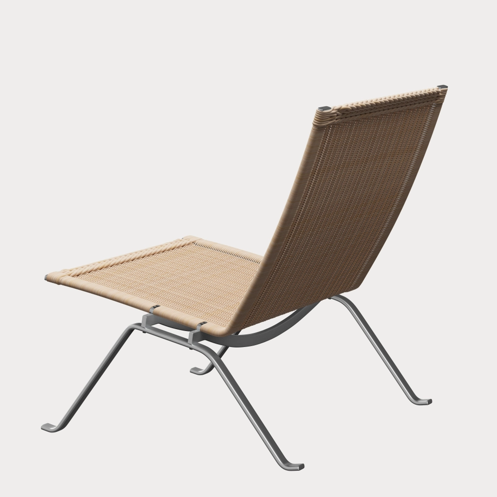 PK22™ chair in wicker designed by Poul Kjærholm - Fritz Hansen PK22™ chair in wicker designed by Poul Kjærholm - Fritz Hansen