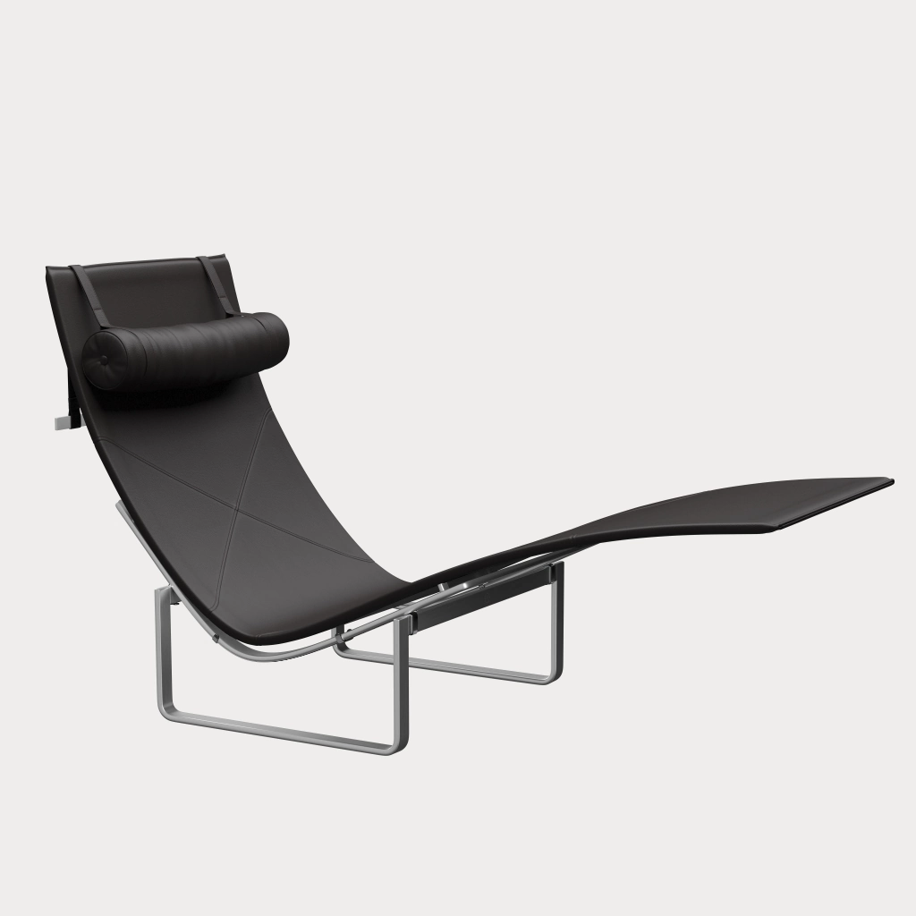 PK24 chair in leather designed by Poul Kj rholm Fritz Hansen