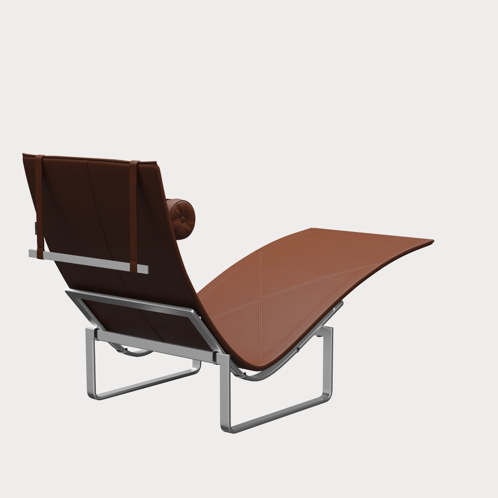 北形槙子　poppin' parfait　(LBL×PK) PK24™ chair in leather designed by Poul Kjærholm - Fritz Hansen