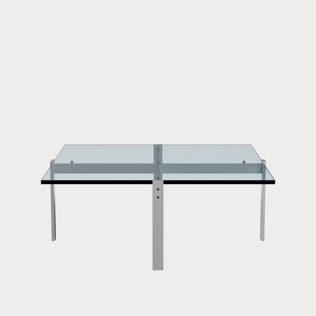 absolutte appetit piedestal PK65™ sofabord designet af Poul Kjærholm - Fritz Hansen