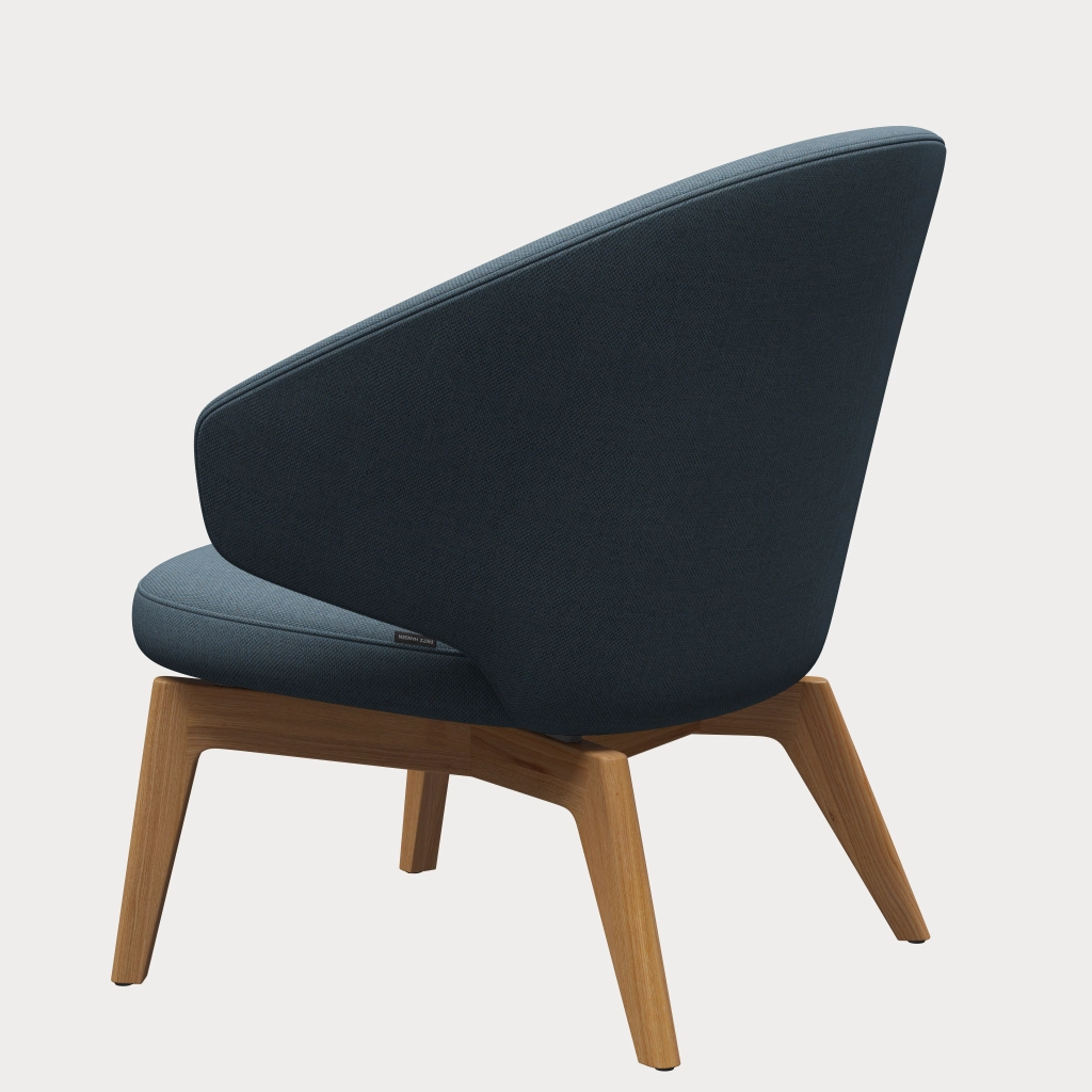 Let™ lounge chair - SH200, wooden base - Fritz Hansen